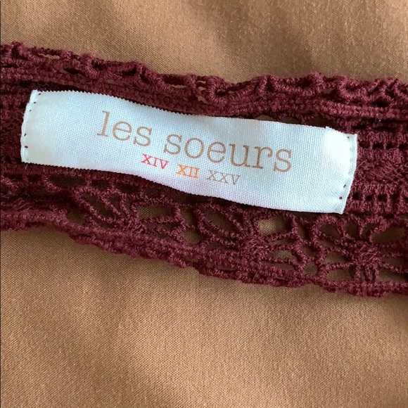 burgundy backless romper - Picture 2 of 2